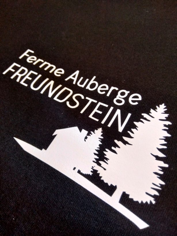 Ferme Auberge Freundstein, Impression DTF sur t-shirt