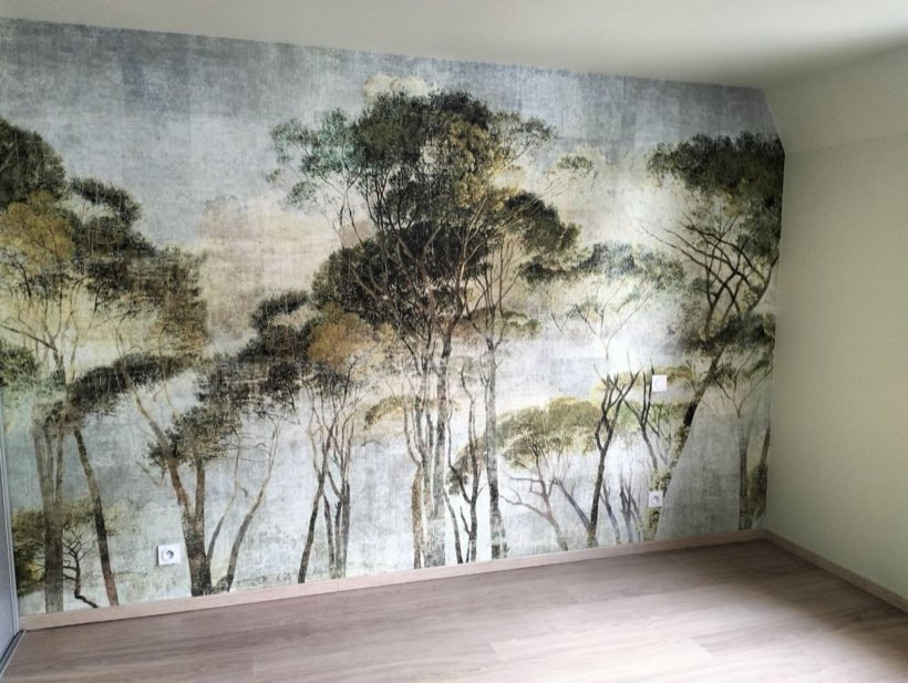 La forêt de pins, Panoramique sur mesure