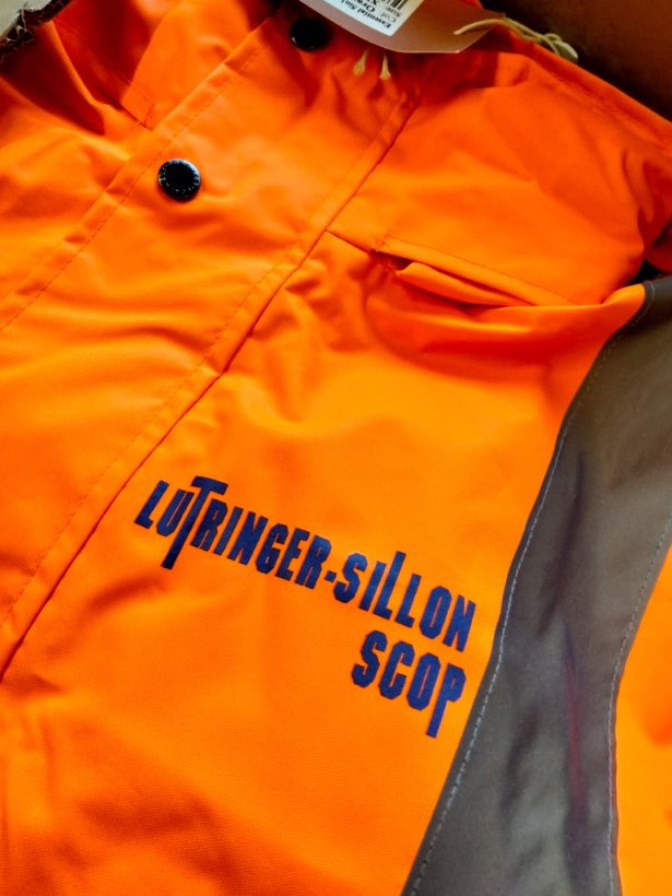 Lutringer-Sillon SCOP, Impression DTF sur veste haute visibilité