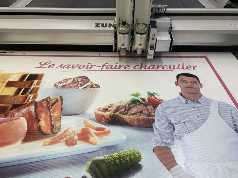 Le savoir-faire charcutier, Impression et découpe numérique