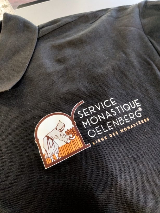 Service Monastique Oelenberg, Impression DTF sur polo