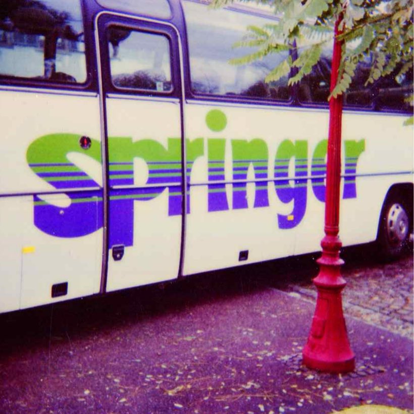 Springer, Lettrage d'autocar