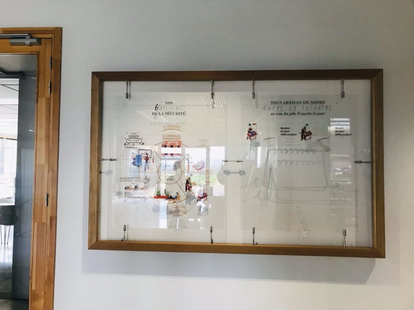 La vitrine suspendue, Plexi et câbles