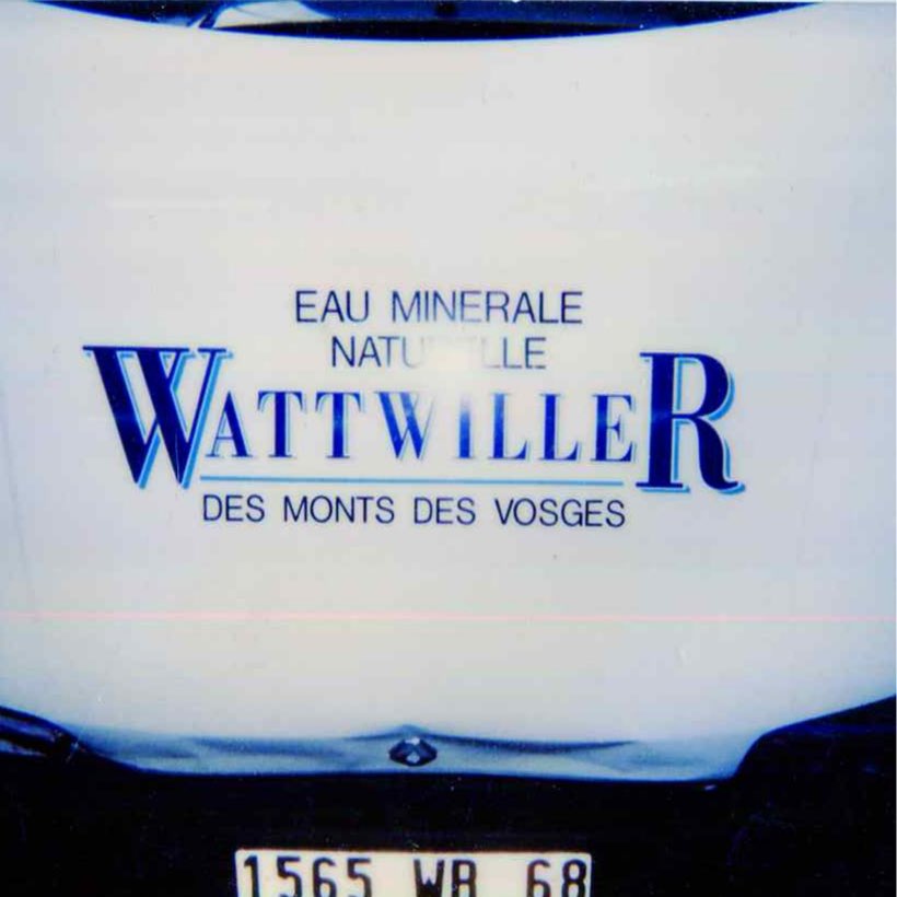 Wattwiller, sur le hayon, Lettrage adhésif de véhicule